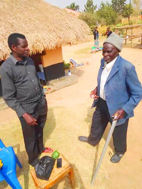 Pastor David's son (right) helped with the project, and his grandson became a pastor and translator